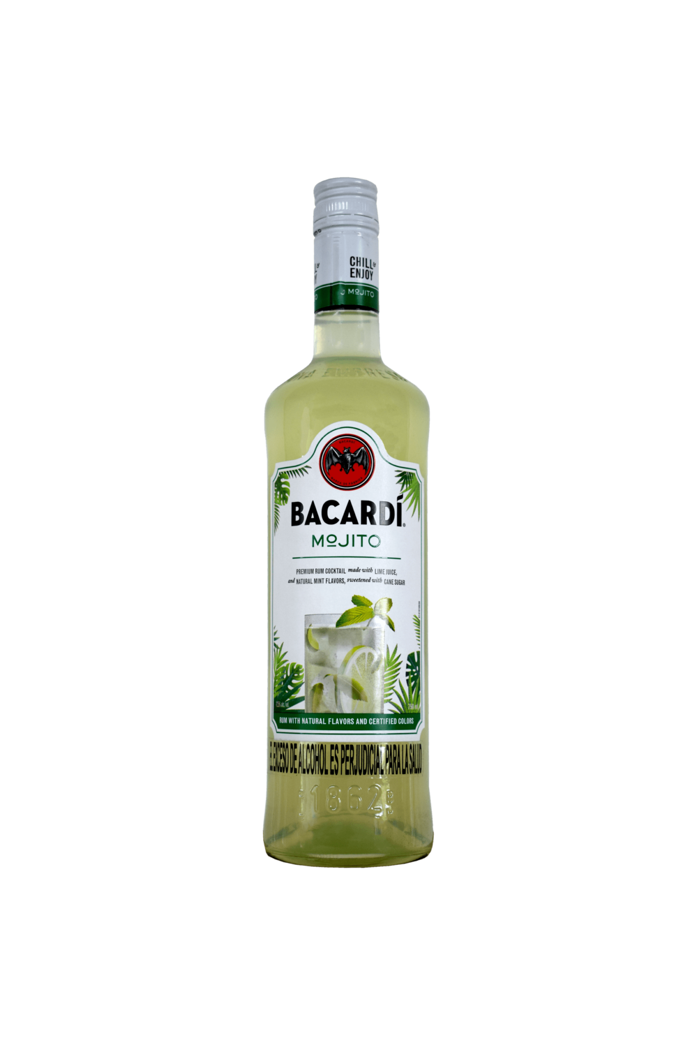 RON BACARDI MOJITO X 750ML Licores Brisas de Juanchito, Cali.