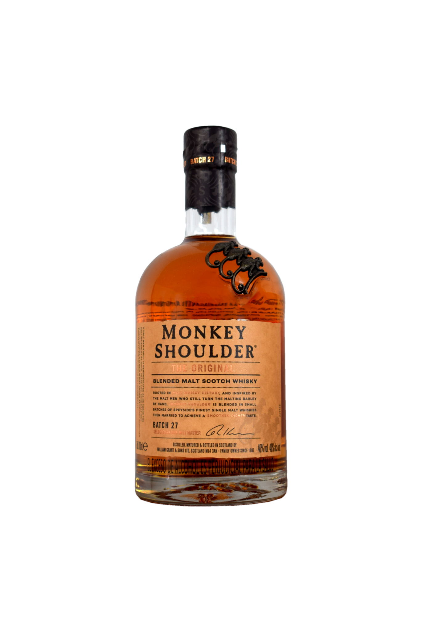 WHISKY MONKEY SHOULDER Licores Brisas de Juanchito, Cali.